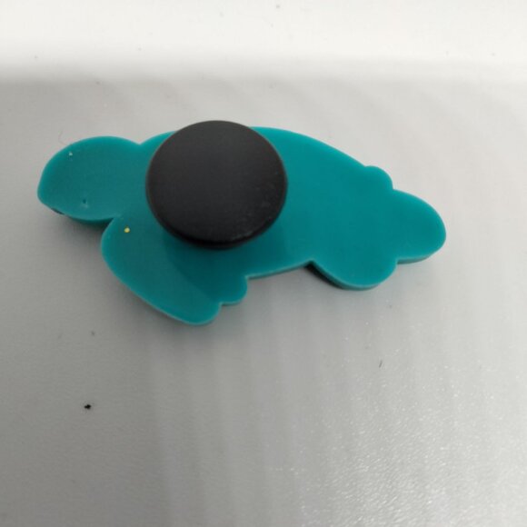 Sea Turtle Shoe Charm Aqua - Picture 3 of 3